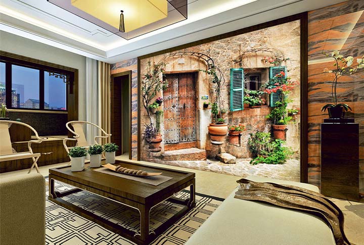 Фотообои Дворик