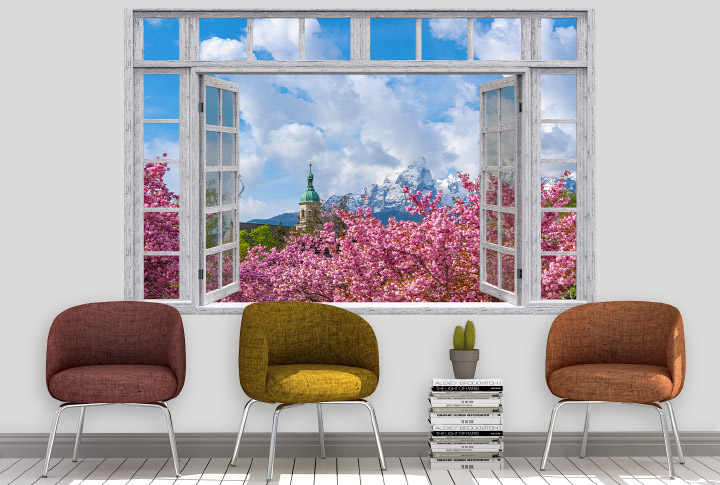 Фотообои Окно (Вид из Окна)