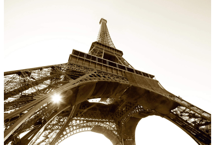 Фотообои «Эйфелева башня в Париже сепия»