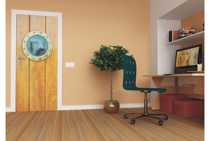 Фотообои «Иллюминатор» в интерьере