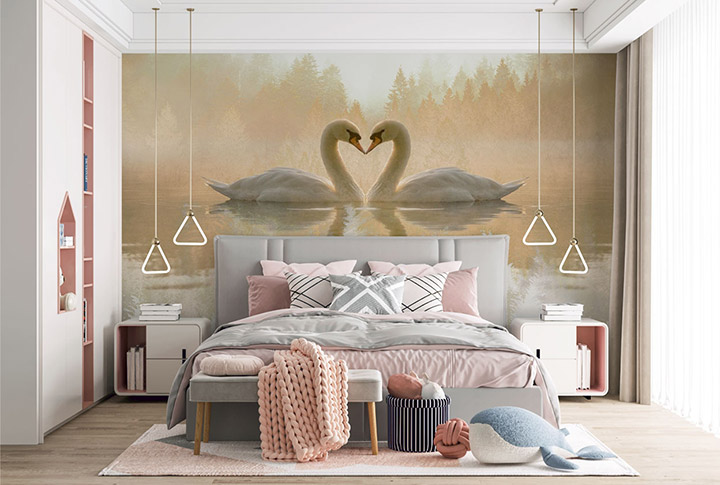 Фотообои Лебеди