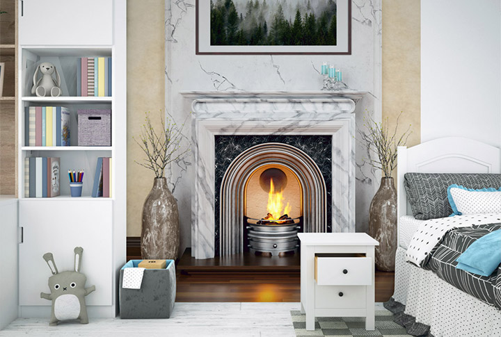 Фотообои Камин