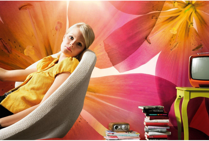 Фотообои «Summer Sun» (Летнее Солнце) в интерьере