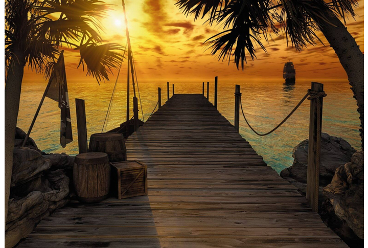 Фотообои «Treasure Island» (Остров Сокровищ)