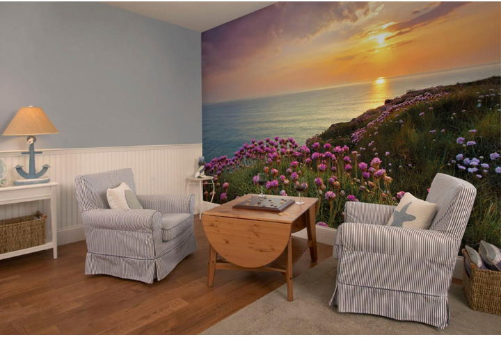 Фотообои «Lands End» (Край Земли) в интерьере