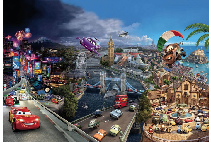 Фотообои «Cars World» (Тачки)