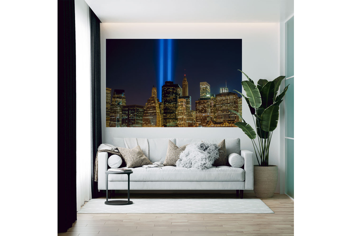 Фотообои «Небоскребы города Нью-Йорка» в интерьере