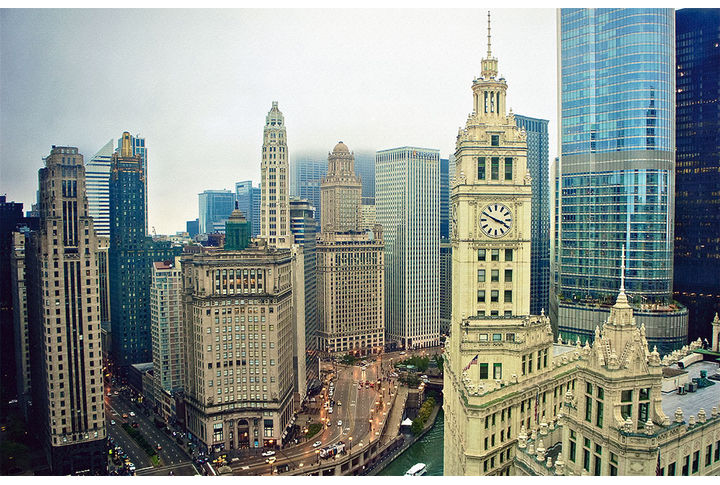 Фотообои «Небоскребы города Чикаго»