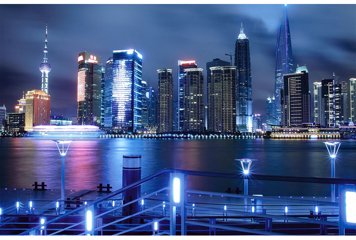 Фотообои «Ночной Шанхай»