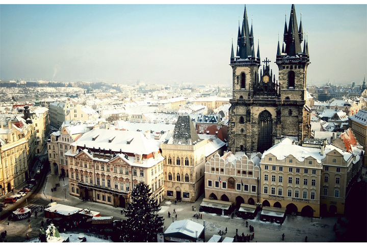 Фотообои «Старый город Прага в Чехии»