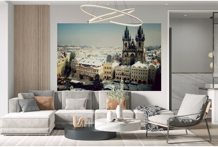 Фотообои «Старый город Прага в Чехии» в интерьере