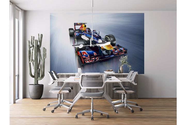Фотообои «Гоночное авто» в интерьере