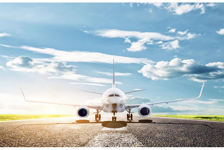 Фотообои «Самолет на взлетной полосе»