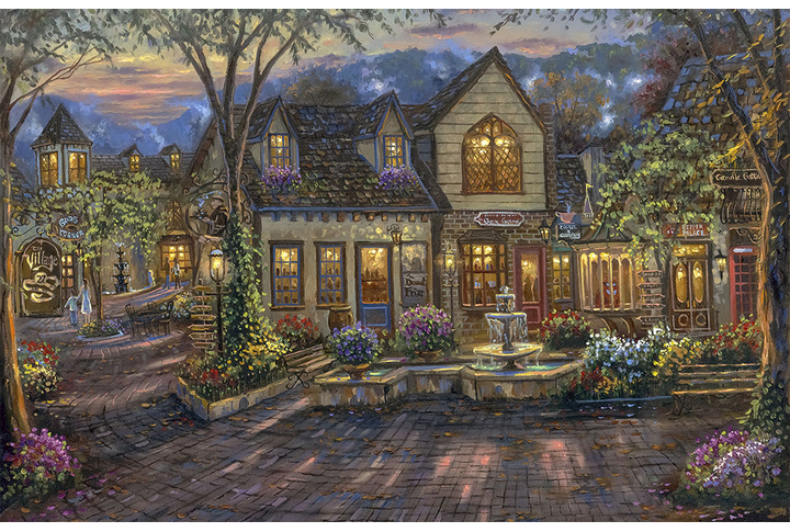 Фотообои «Картина старый город»