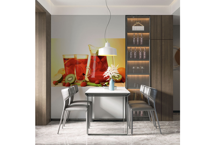 Фотообои «Освежающие напитки» в интерьере