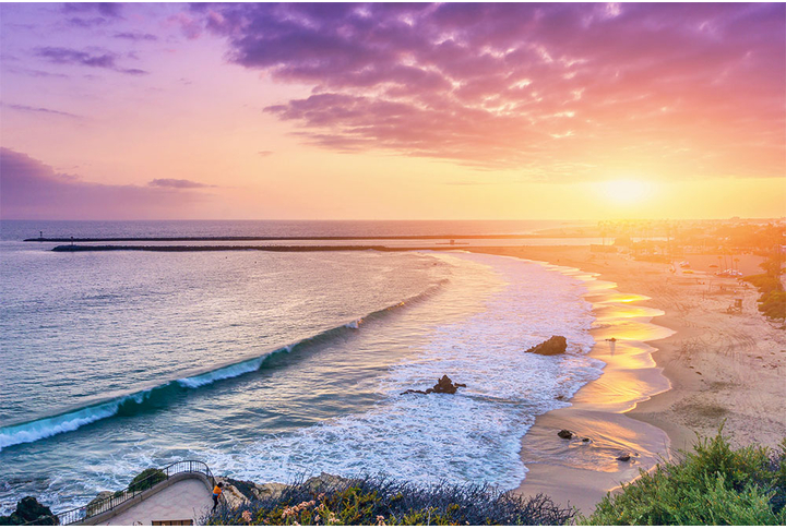 Фотообои «Закат над морем, природа»