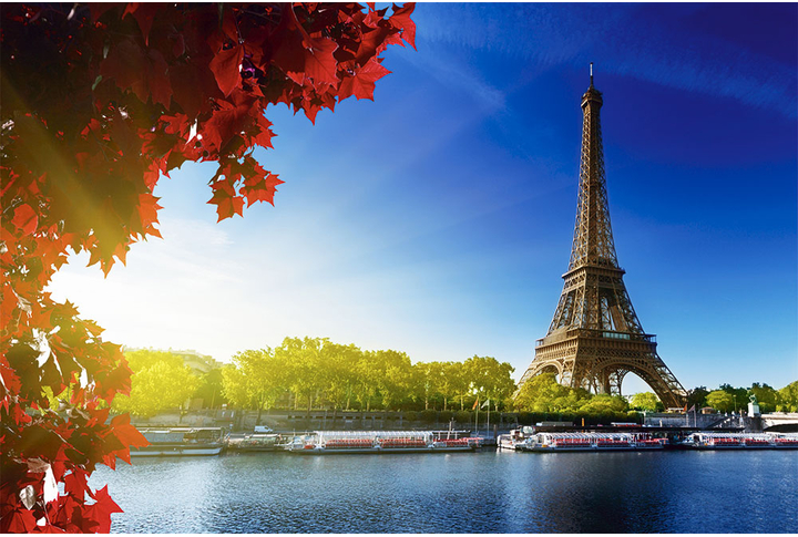 Фотообои «Эйфелева башня и осень в Париже»