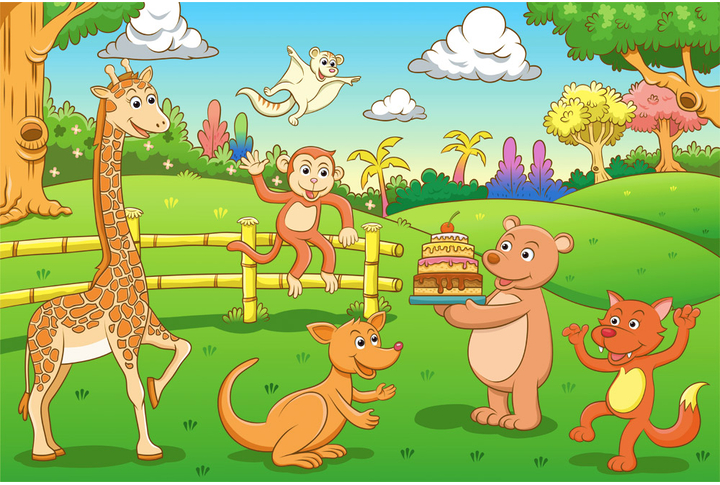 Фотообои «Животные для детской»