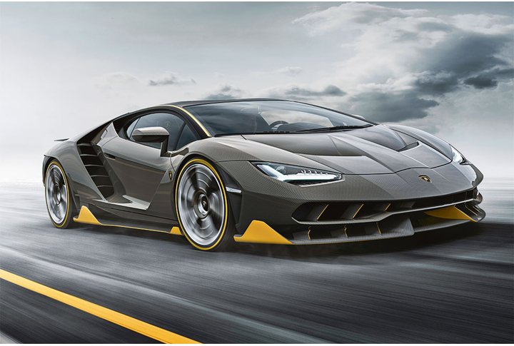 Фотообои «Черный спортивный автомобиль»