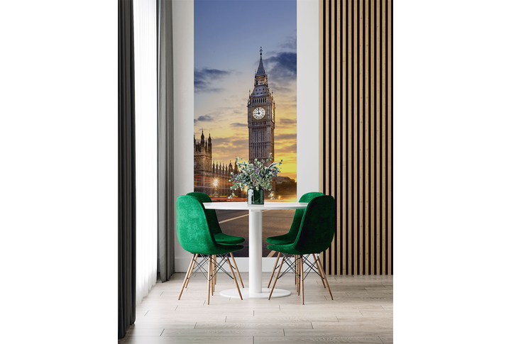 Фотообои «Лондон, дорога у Биг-Бена» в интерьере
