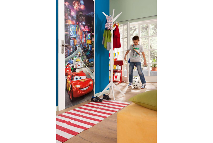 Фотообои «Cars Tokyo» (Тачки в Токио) в интерьере