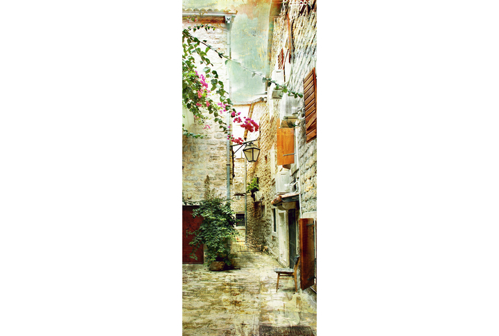 Фотообои «Старый дворик под винтаж»