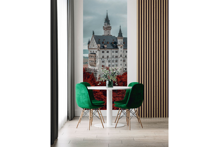 Фотообои «Старый замок в Германии осенью» в интерьере