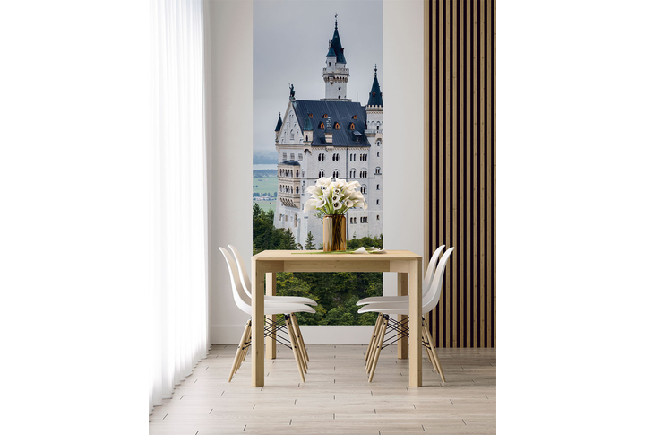 Фотообои «Замок на холме» в интерьере