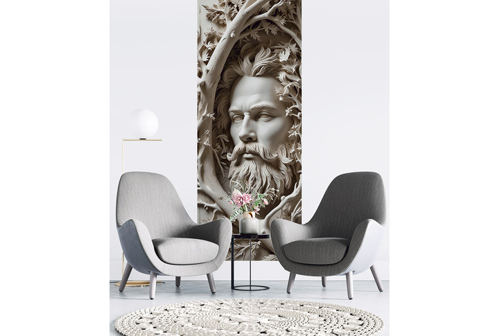 Фотообои «Барельеф Дух леса» в интерьере