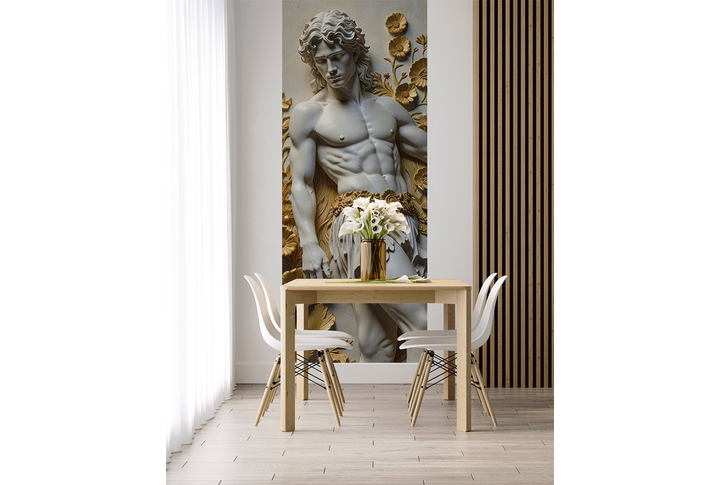 Фотообои «Барельеф Античный мужчина» в интерьере