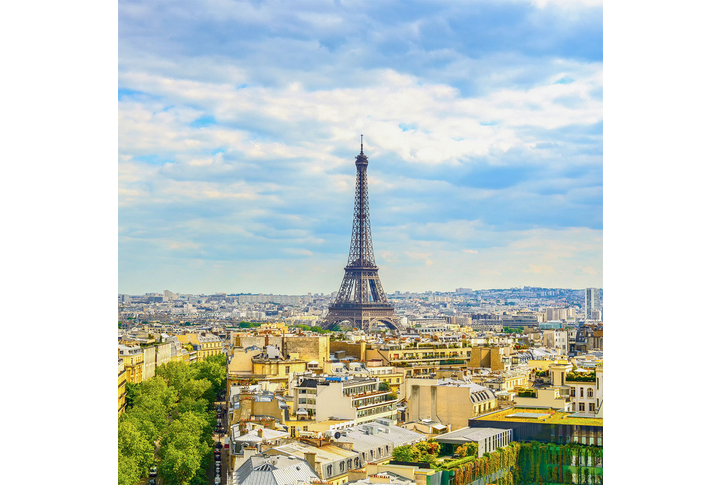 Фотообои «Вид Парижа в солнечный день»