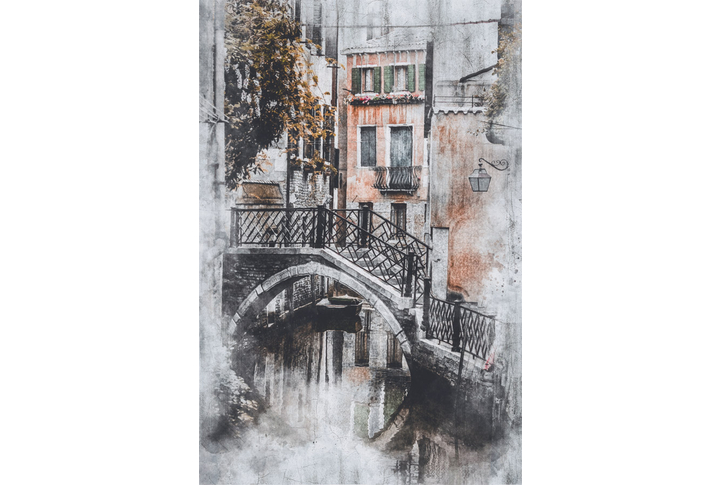 Фотообои «Акварельная Венеция»