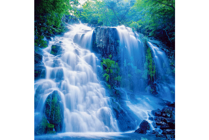 Фотообои «Горный водопад в джунглях»