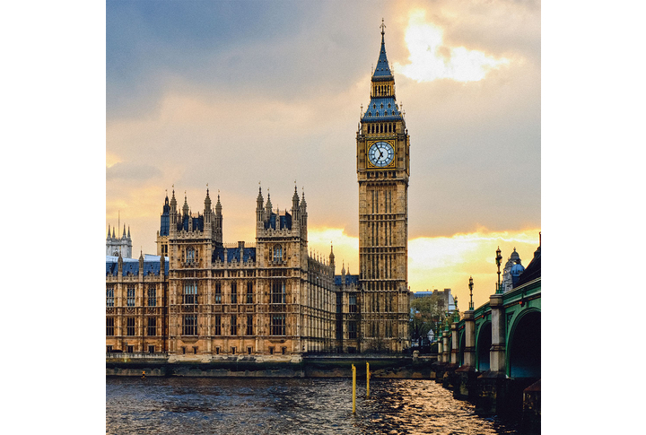 Фотообои «Биг-Бен, Лондон на закате»