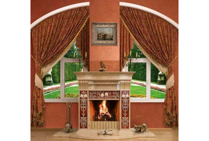 Фотообои «Камин»