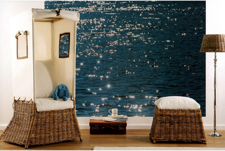 Фотообои «Stelle di Mare» (Лазурное Море) в интерьере