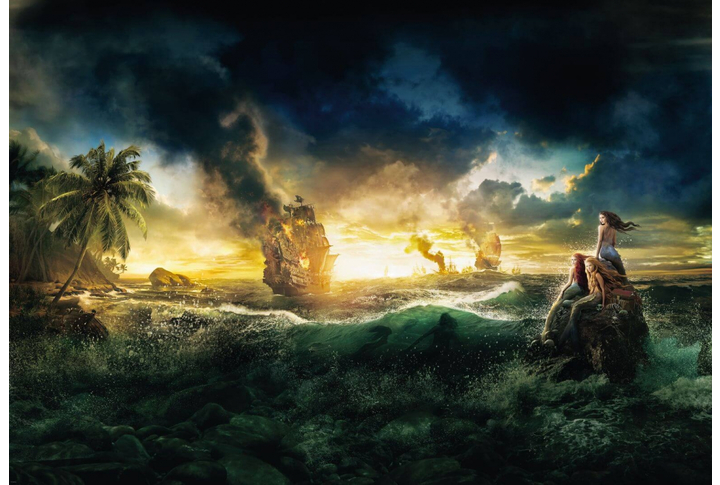 Фотообои «Pirates Of The Caribbean» (Пираты Карибского моря)