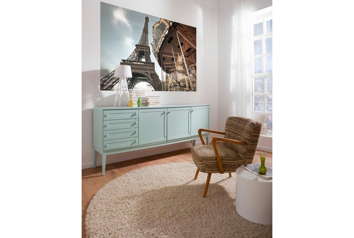 Фотообои «Carrousel de Paris» (Карусель в Париже) в интерьере