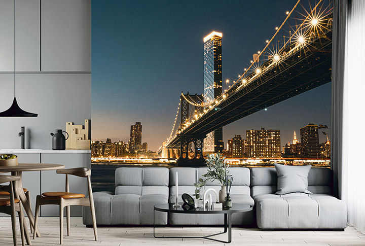 Фотообои Ночной Мост