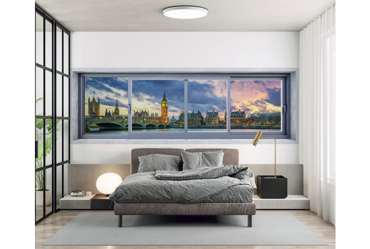 Фотообои «Панорамный вид из окна на Лондон» в интерьере