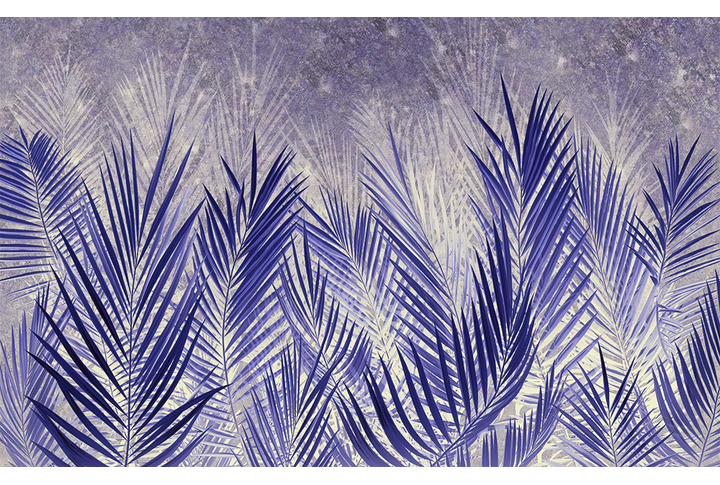 Фотообои «Большие пальмовые листья снизу»