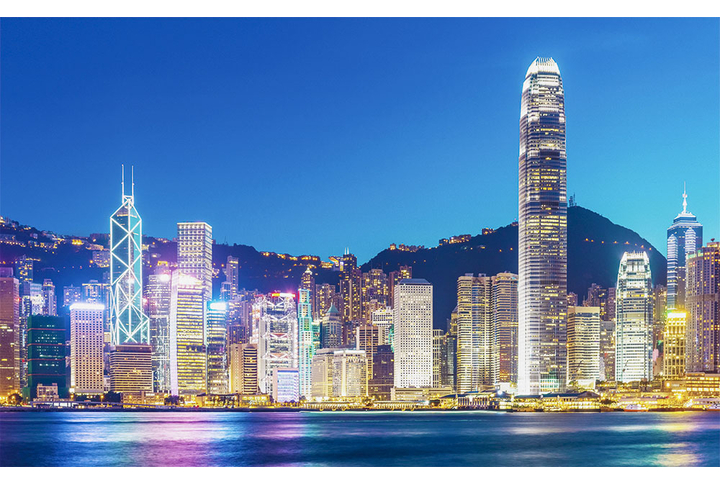 Фотообои «Ночной город Гонконг»