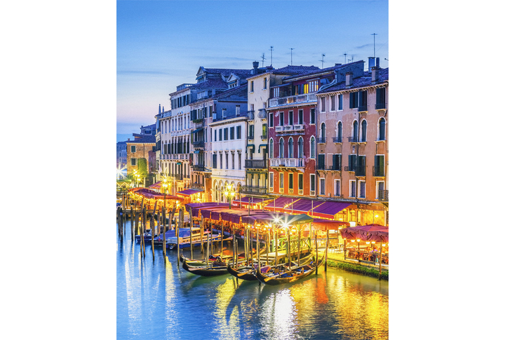 Фотообои «Огни ночной Венеции»