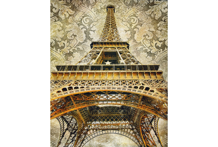 Фотообои «Эйфелева башня под винтаж»