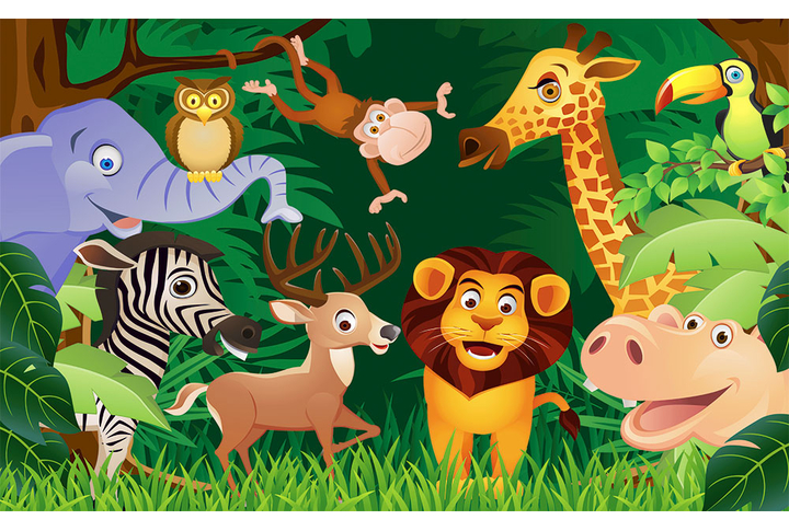 Фотообои «Детские джунгли»