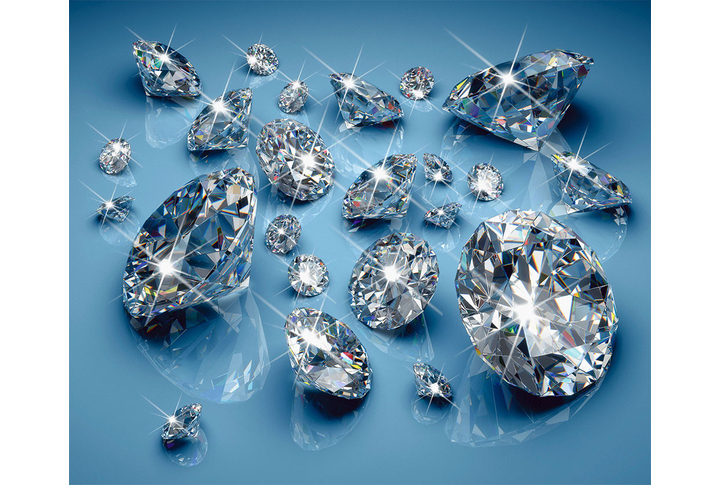 Фотообои «Сияющие алмазы»