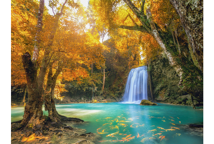 Фотообои «Осенний водопад»