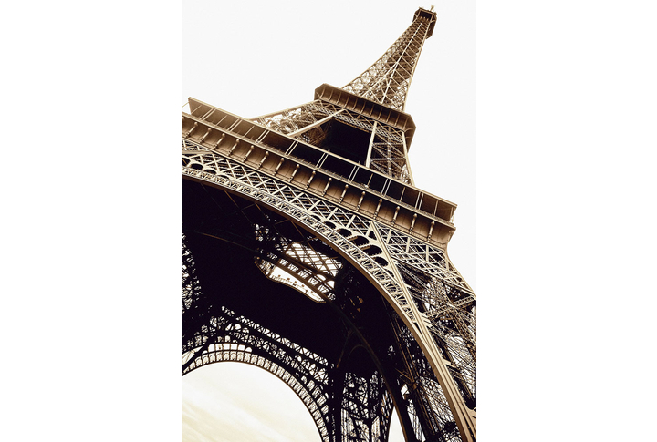 Фотообои «Эйфелева башня под сепию»