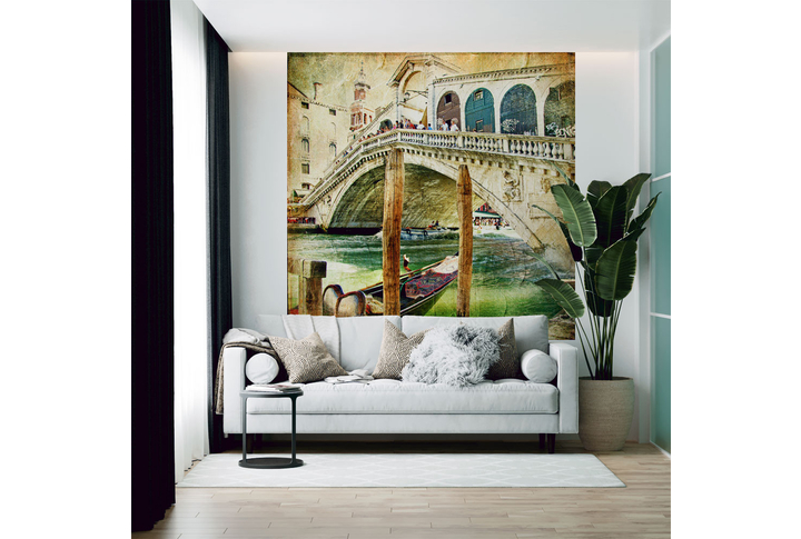 Фотообои «Мост в Венеции» в интерьере