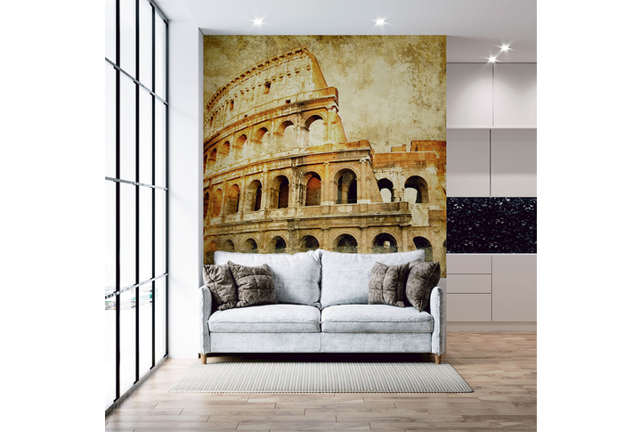 Фотообои «Колизей в Италии» в интерьере